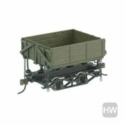 WoodSide Dump Car Green On30