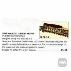 Peco Sidemount Turnout Motor