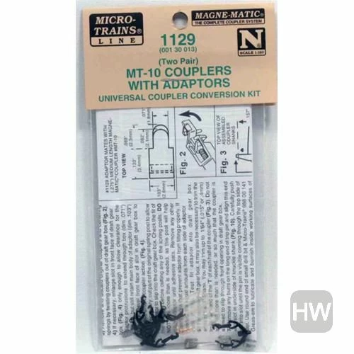 Medium T Shank Coupler 2 Pair