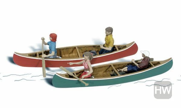 Woodland Scenics Canoers HO