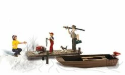 Woodland Scenics O Scale Figures Family Fishing