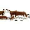 Woodland Scenics Hereford Cows O