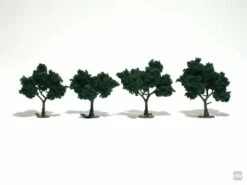 Woodland Scenics Dark Green Realistic Trees 2-3in