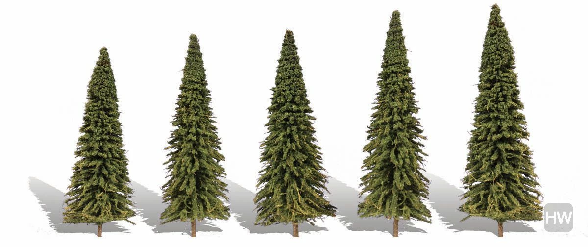 Woodland Scenics Classic Trees Forever Green 2-3.5in